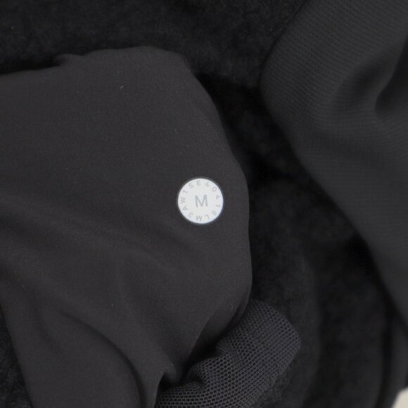 LULULEMON Men's Tundra Trek 1/2 Zip Fleece Pullover Wool Blend in Black … - Picture 6 of 6